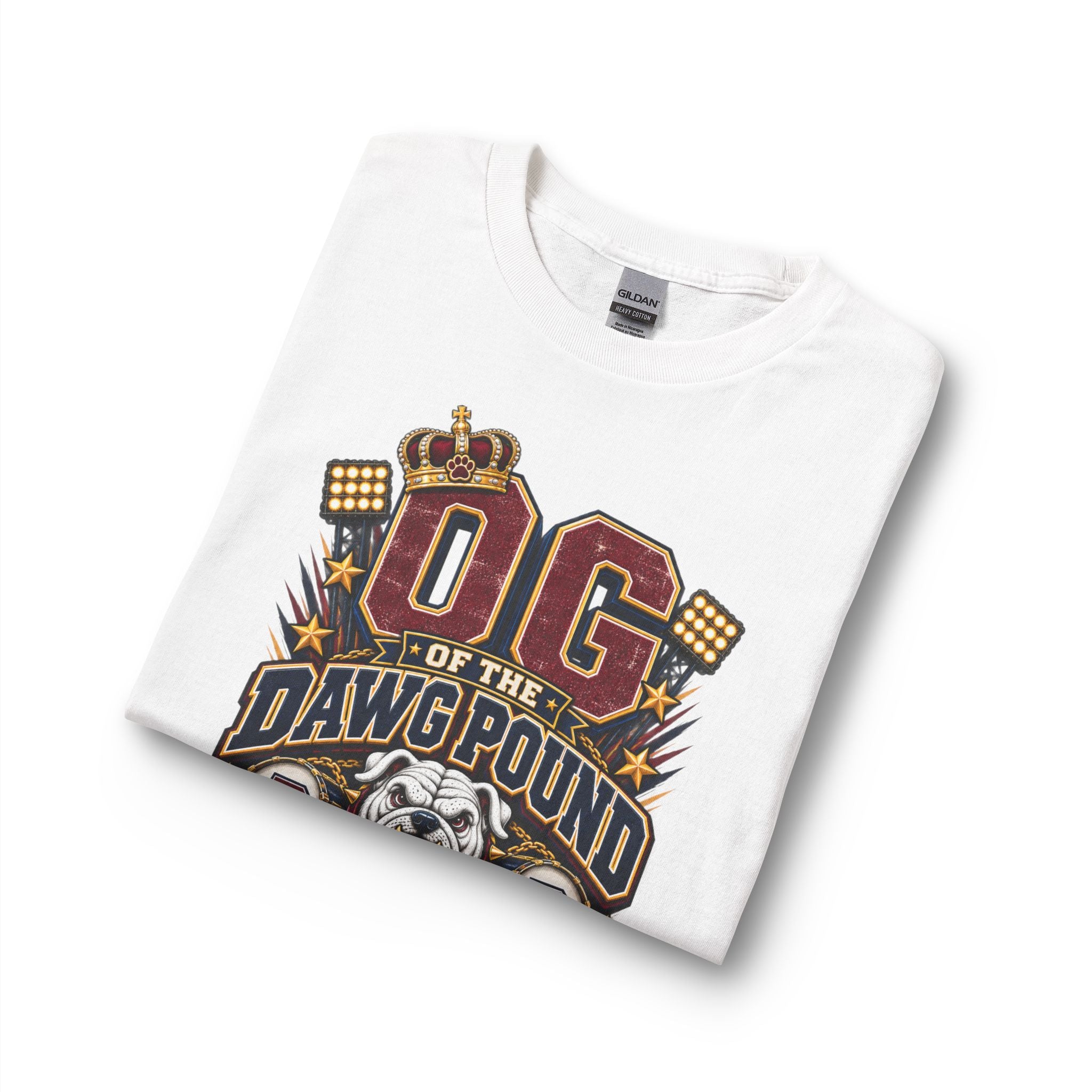 OG of the Dawg Pound Long Sleeve Tee — Dumline Grandma Bulldog Football Fan Shirt