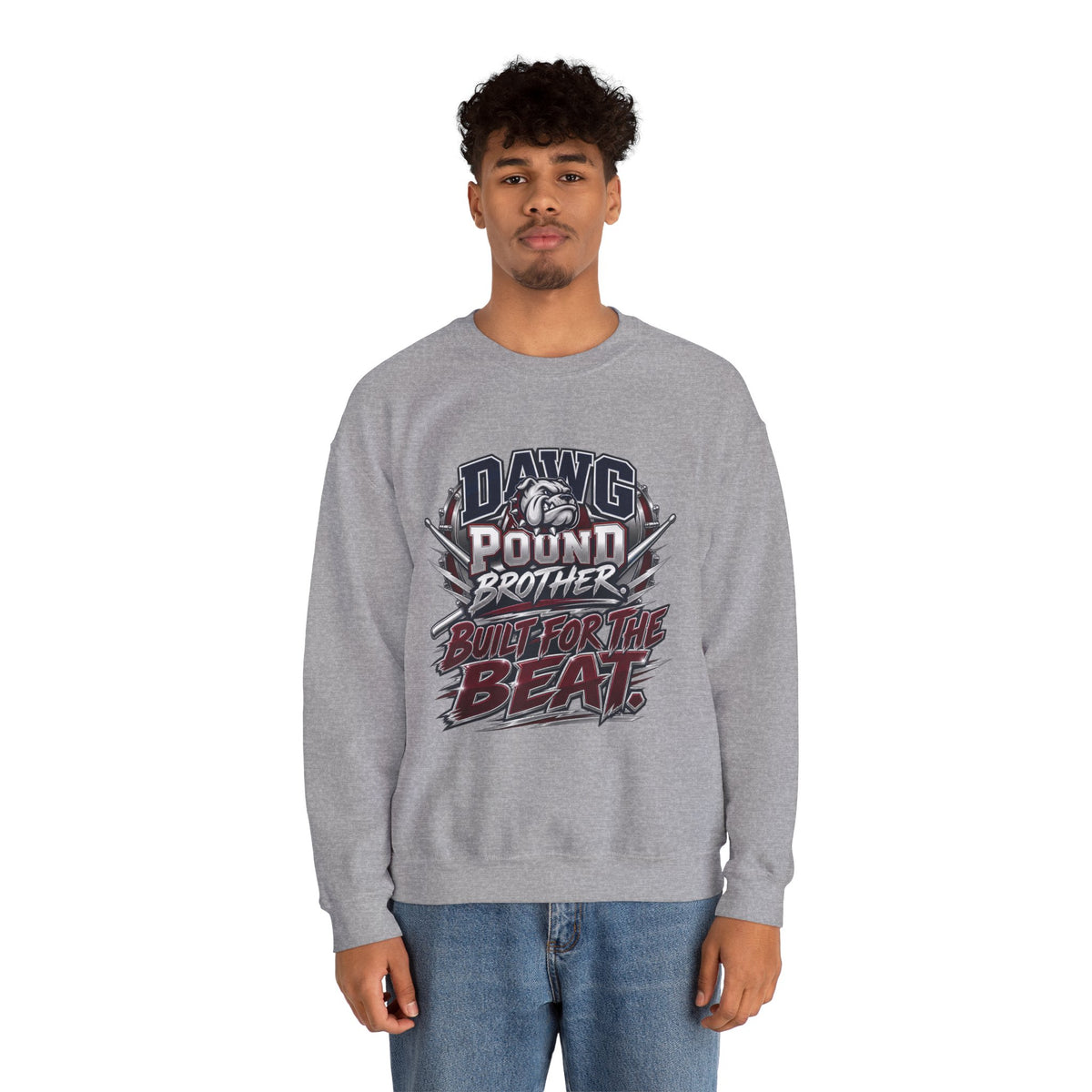 Dawg Pound Brother Crewneck Sweatshirt – Built for the Beat Graphic