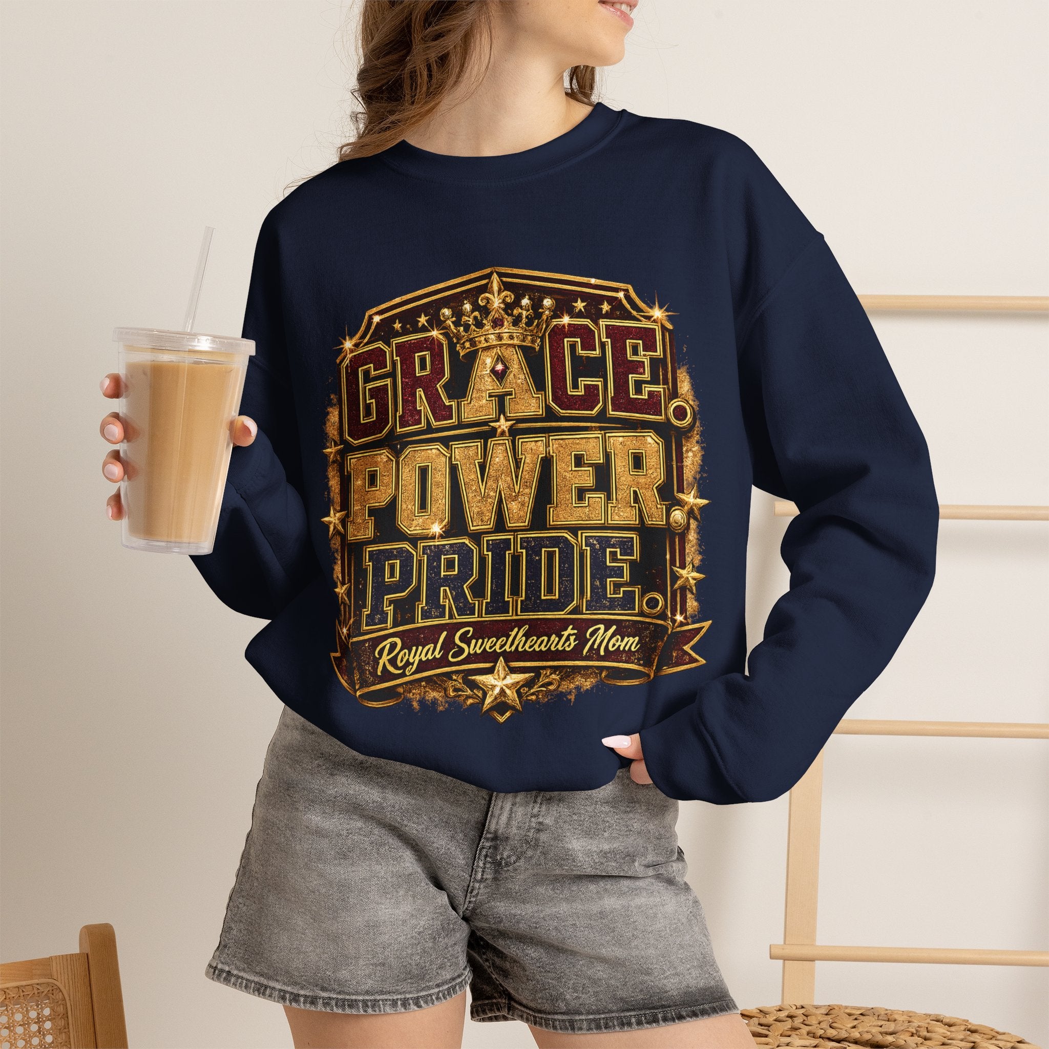 Grace Power Pride Crewneck Sweatshirt — Royal Steelband Tribute