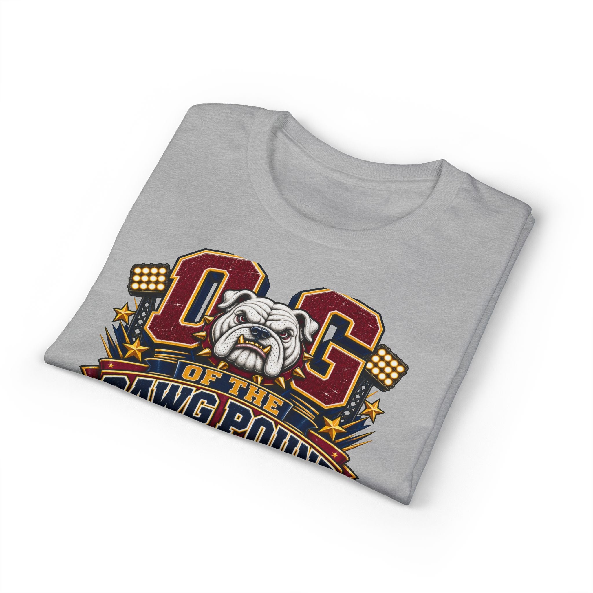 Dog of the Dawg Pound T-Shirt — Drumline Grandpa Bulldog Football Tee