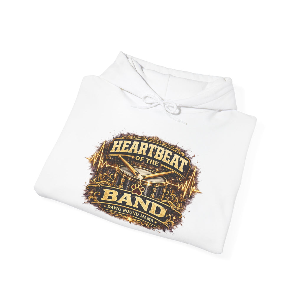 Heartbeat of the Band Hoodie — Vintage Music Band Graphic Hooded Sweatshirt