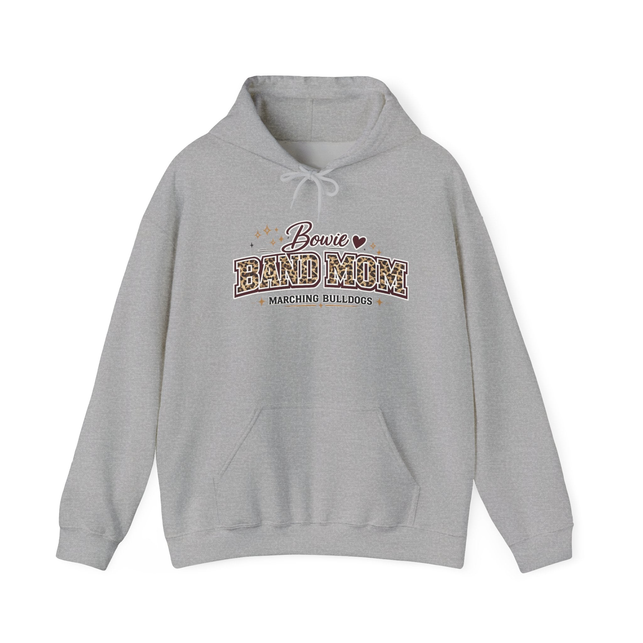 Bowie Band Mom Hoodie – Marching Bulldogs Support Crew Sweatshirt