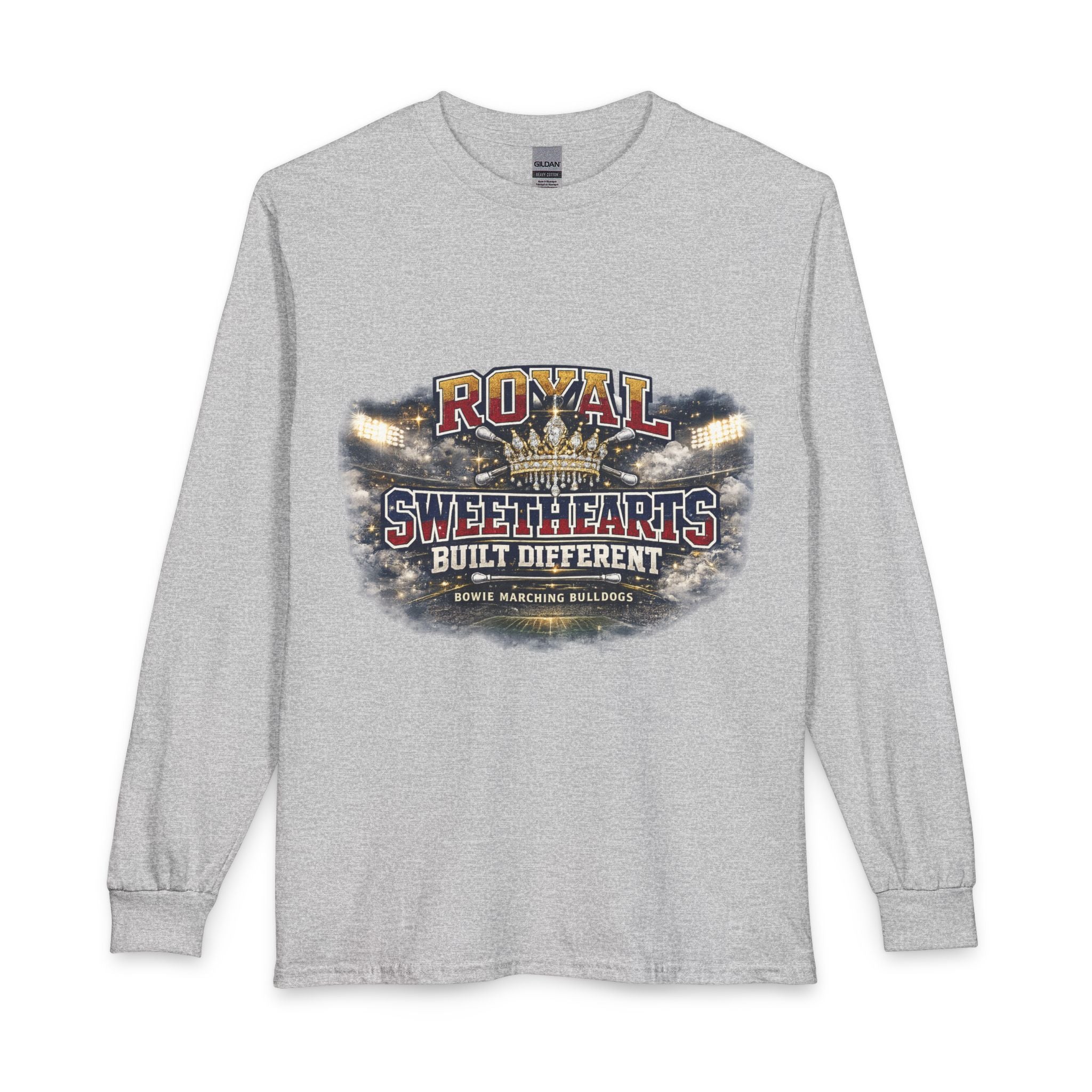 Royal Sweethearts Long Sleeve Shirt — "Built Different" Graphic