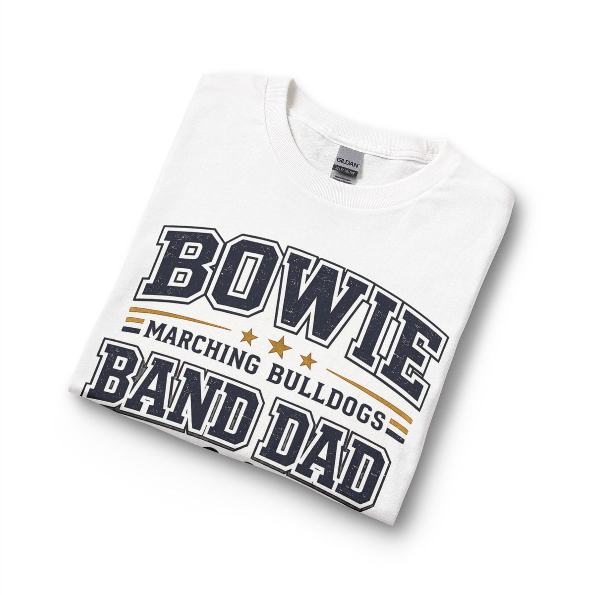 Band Dad Long Sleeve Tee — Bowie Marching Bulldogs Dad Shirt