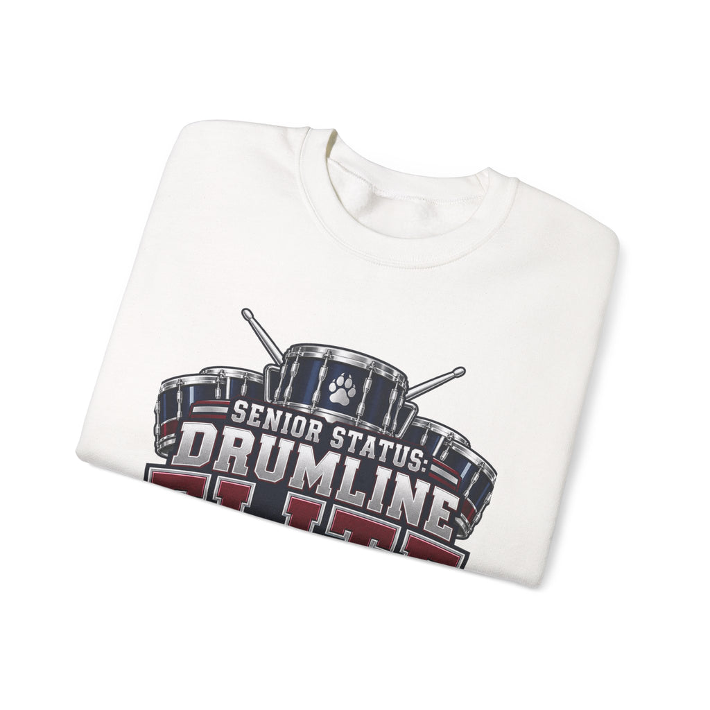 Drumline Elite Crewneck Sweatshirt — "Senior Status" Dawg Pound 2027
