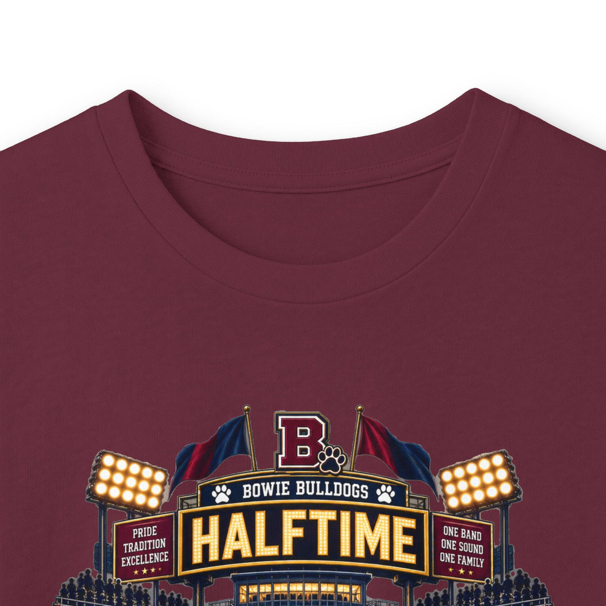 Halftime Family Time Long Sleeve Tee — Band Uncle Football Crew Shirt