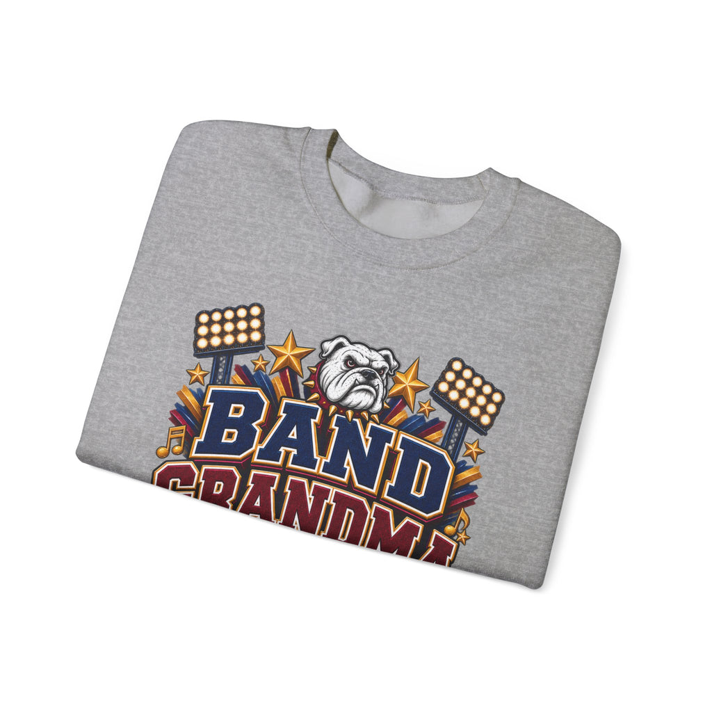 Band Grandma Era Sweatshirt — Bulldog Marching Band Support Crewneck