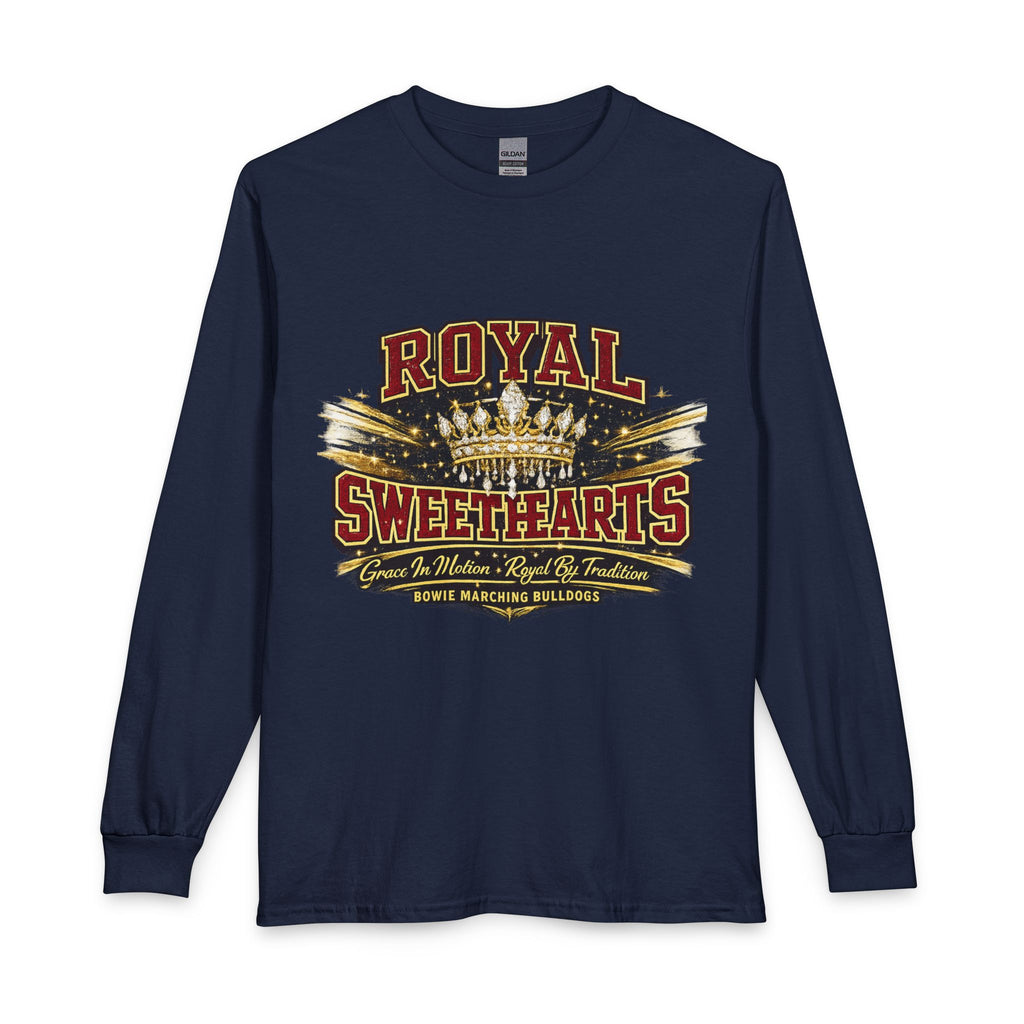 Royal Sweethearts Long Sleeve T-Shirt — Vintage Crown Graphic Tee