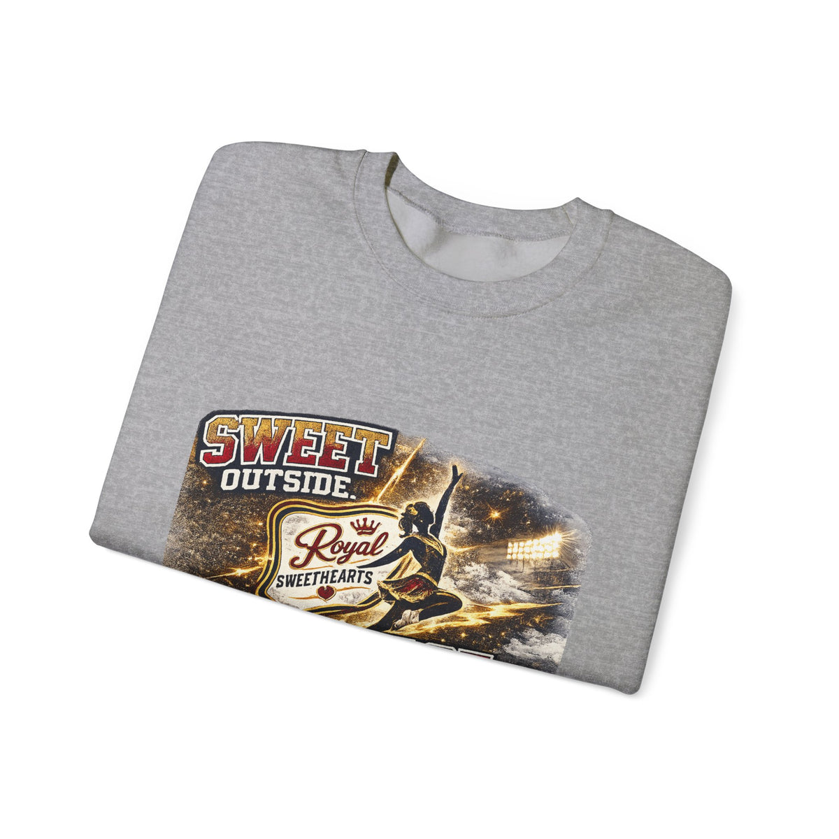 Football Player Graphic Sweatshirt — "Sweet Outside, Savage on the Field"