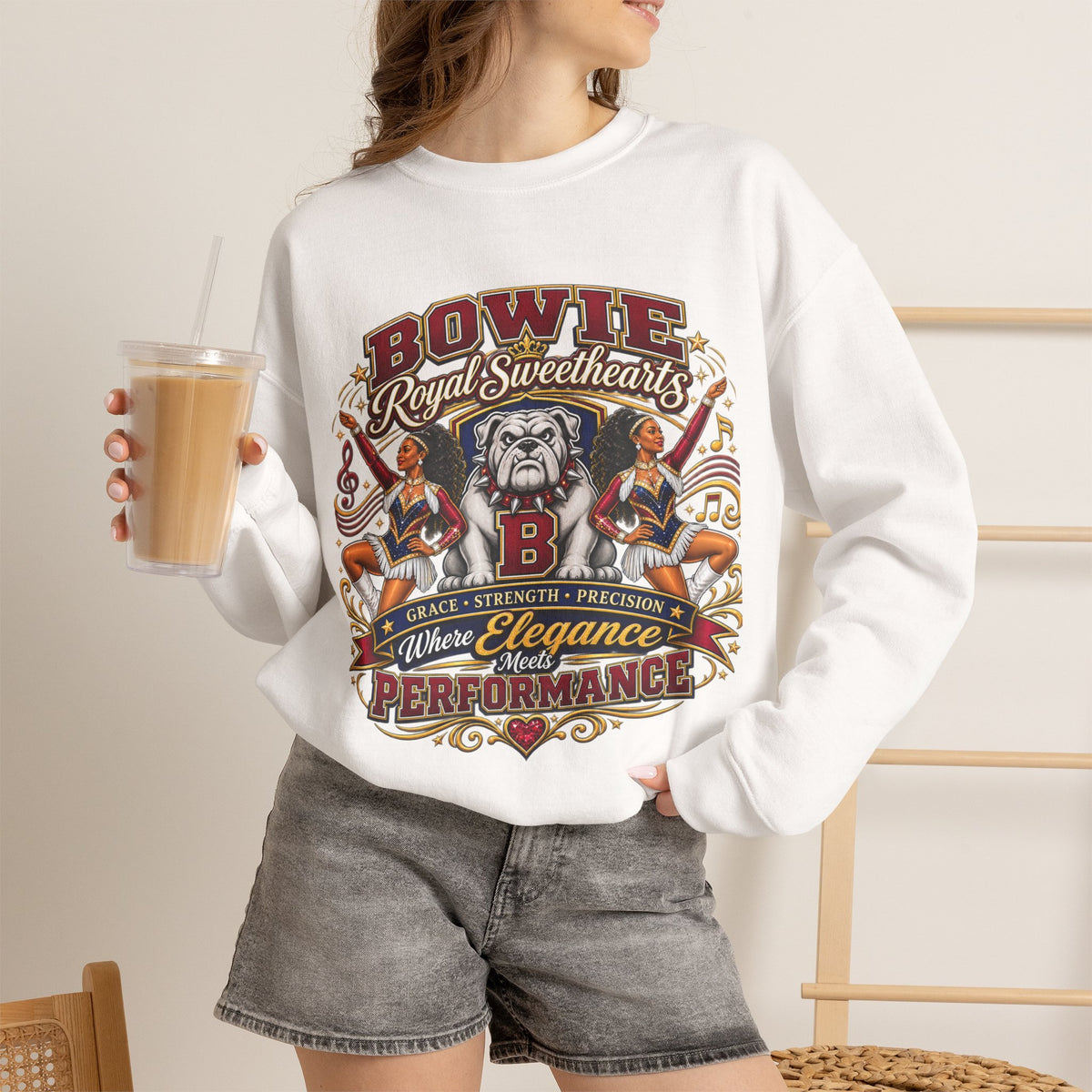 Bowie Royal Sweethearts Crewneck Sweatshirt