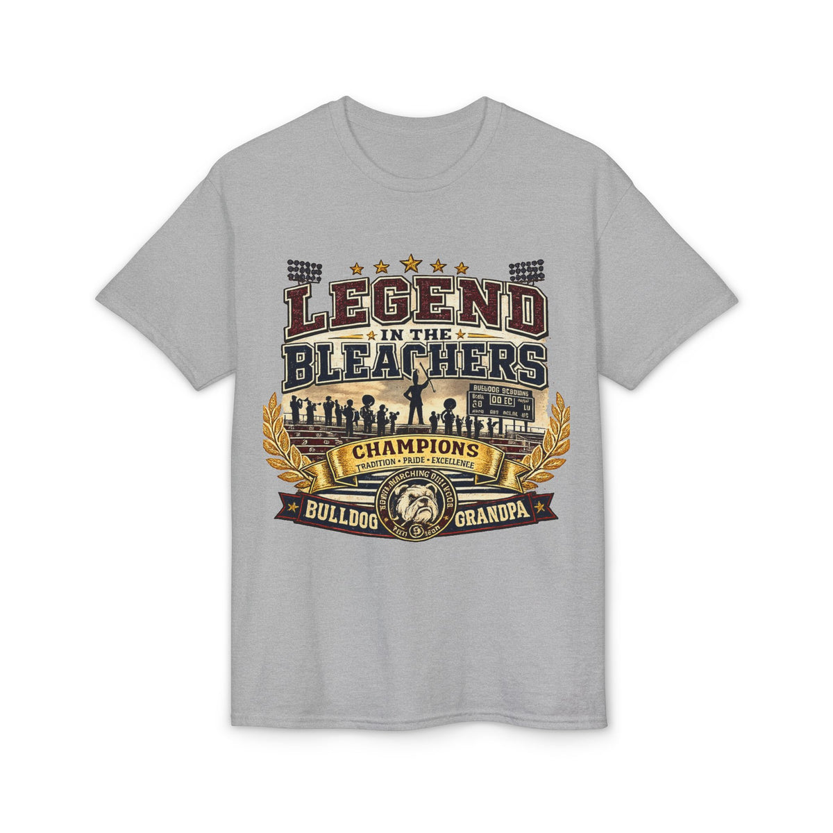 'Bulldog Grandpa' Champions Fan Tee