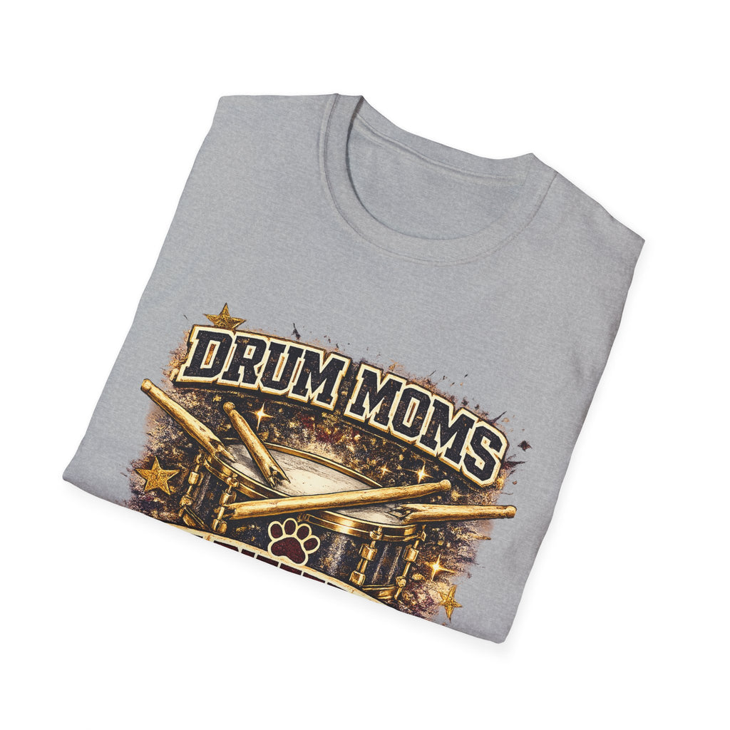 Drum Moms T-Shirt — "Drum Moms Hit Different" Graphic Tee for Proud Band Moms