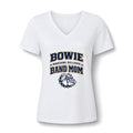 Bowie Bulldogs Band Mom V-Neck T-Shirt