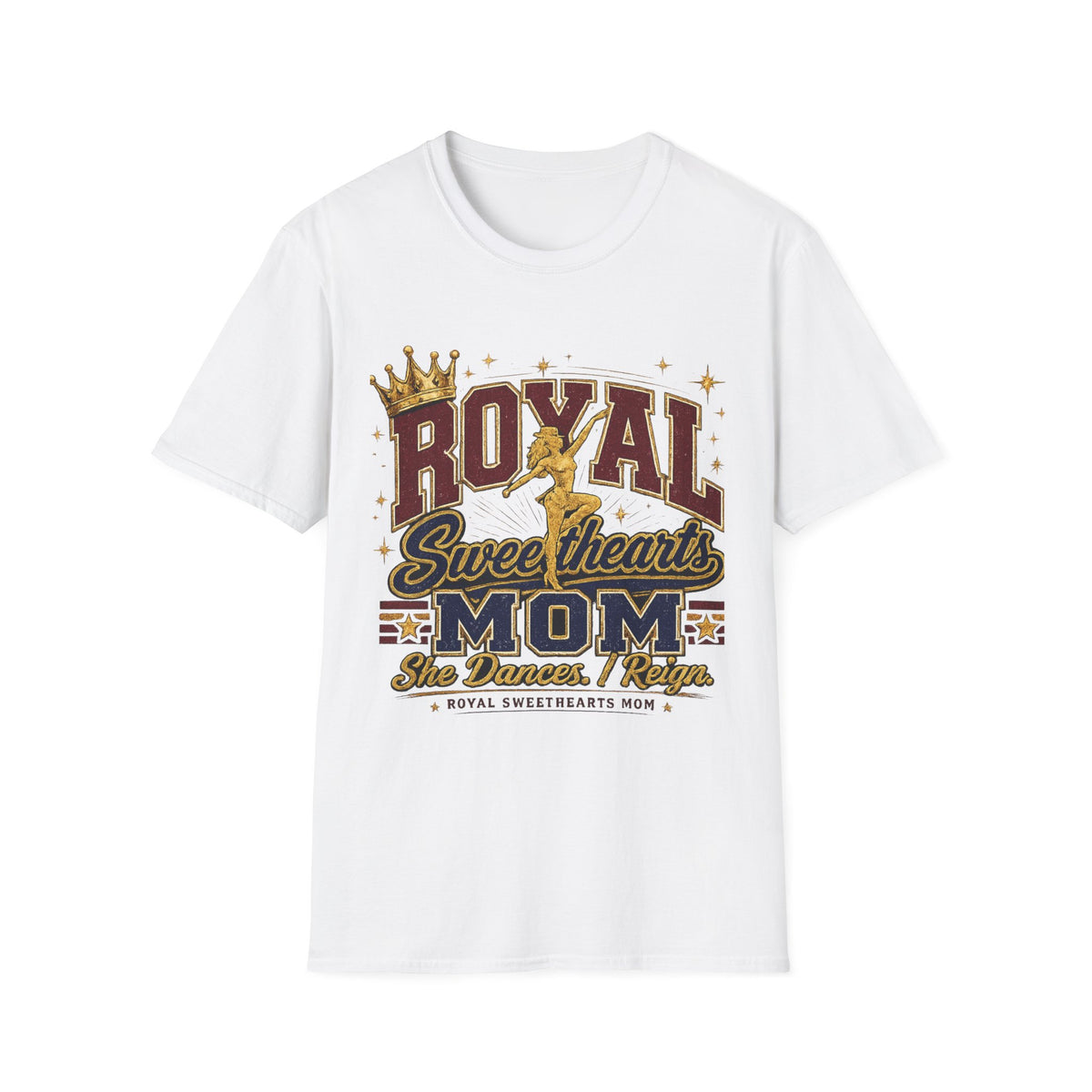Royal Sweethearts Mom T-Shirt — Crowned Mom Graphic Tee