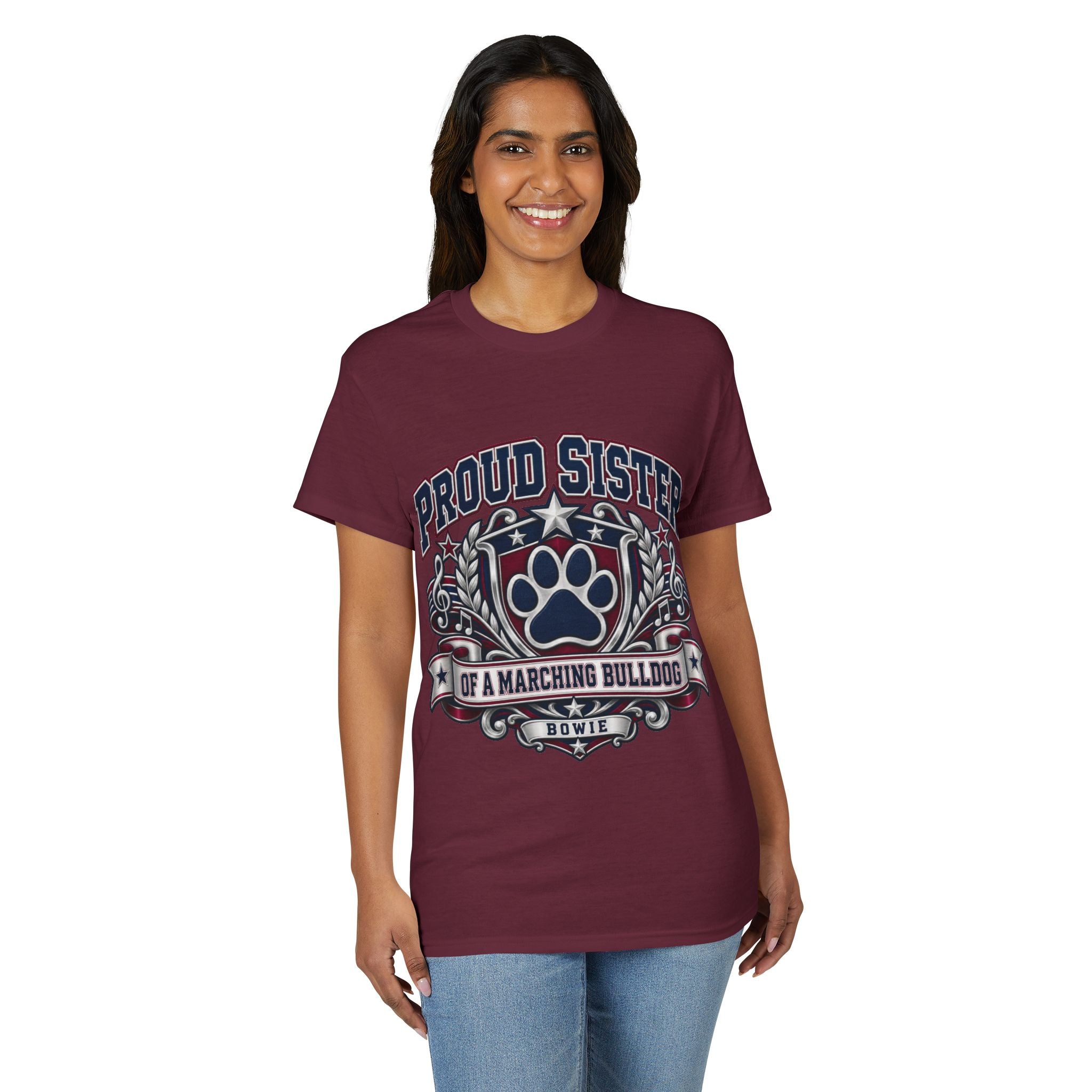 Proud Sister of a Marching Bulldog T-Shirt