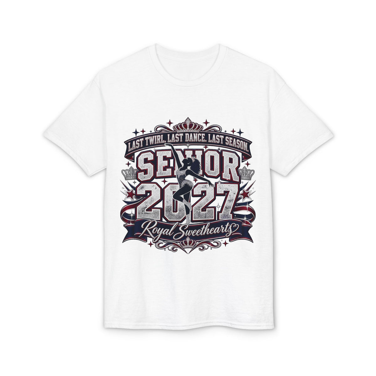 Senior 2027 Royal Sweethearts Twirl Dance T-Shirt