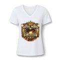 Royal Moms V-Neck Tee — "Royal Moms Hit Different" Graphic Shirt