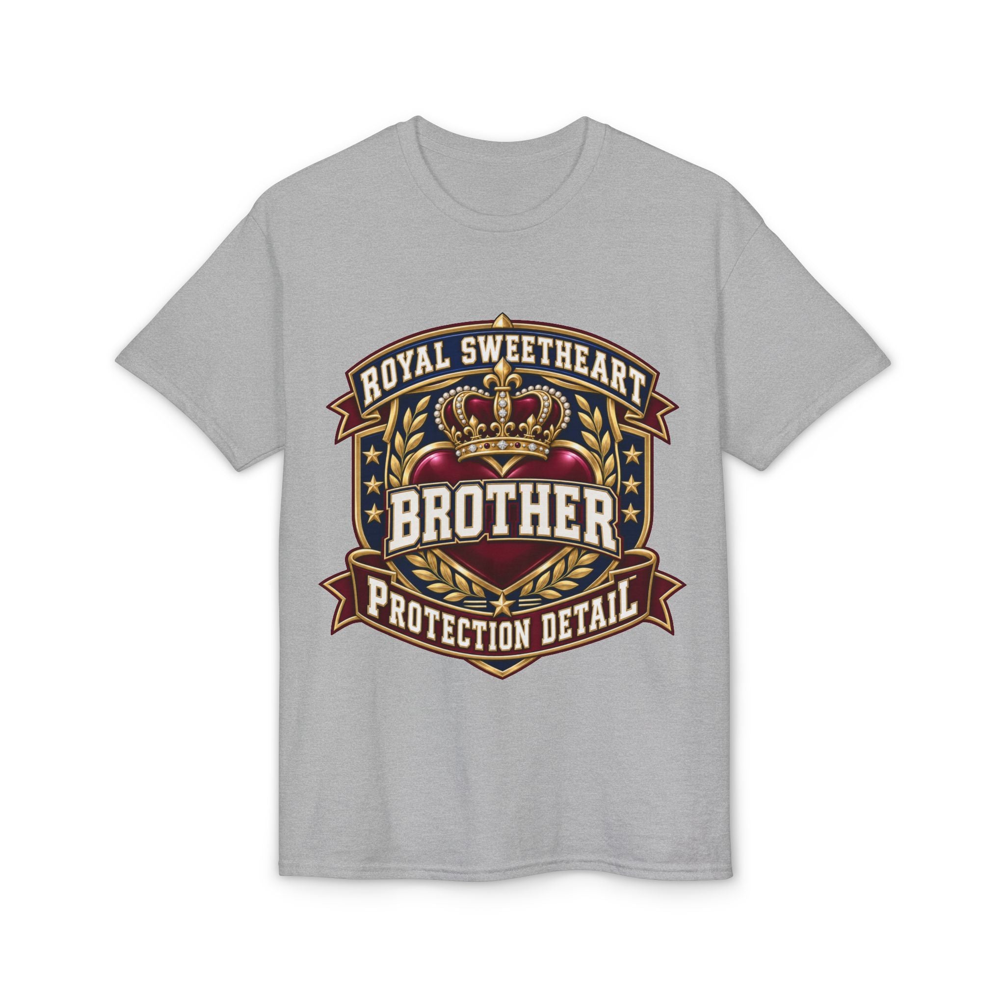 Brother Protection Detail Badge T-Shirt — Royal Sweetheart Crest Tee