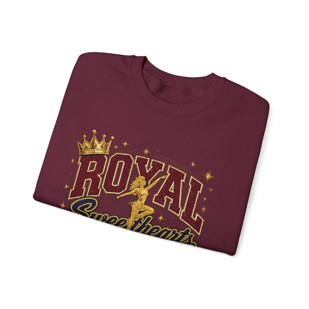 Royal Sweethearts Mom Crewneck Sweatshirt — 'Royal Sweetheart Mom' Graphic Pullover, Mother's Day Gift