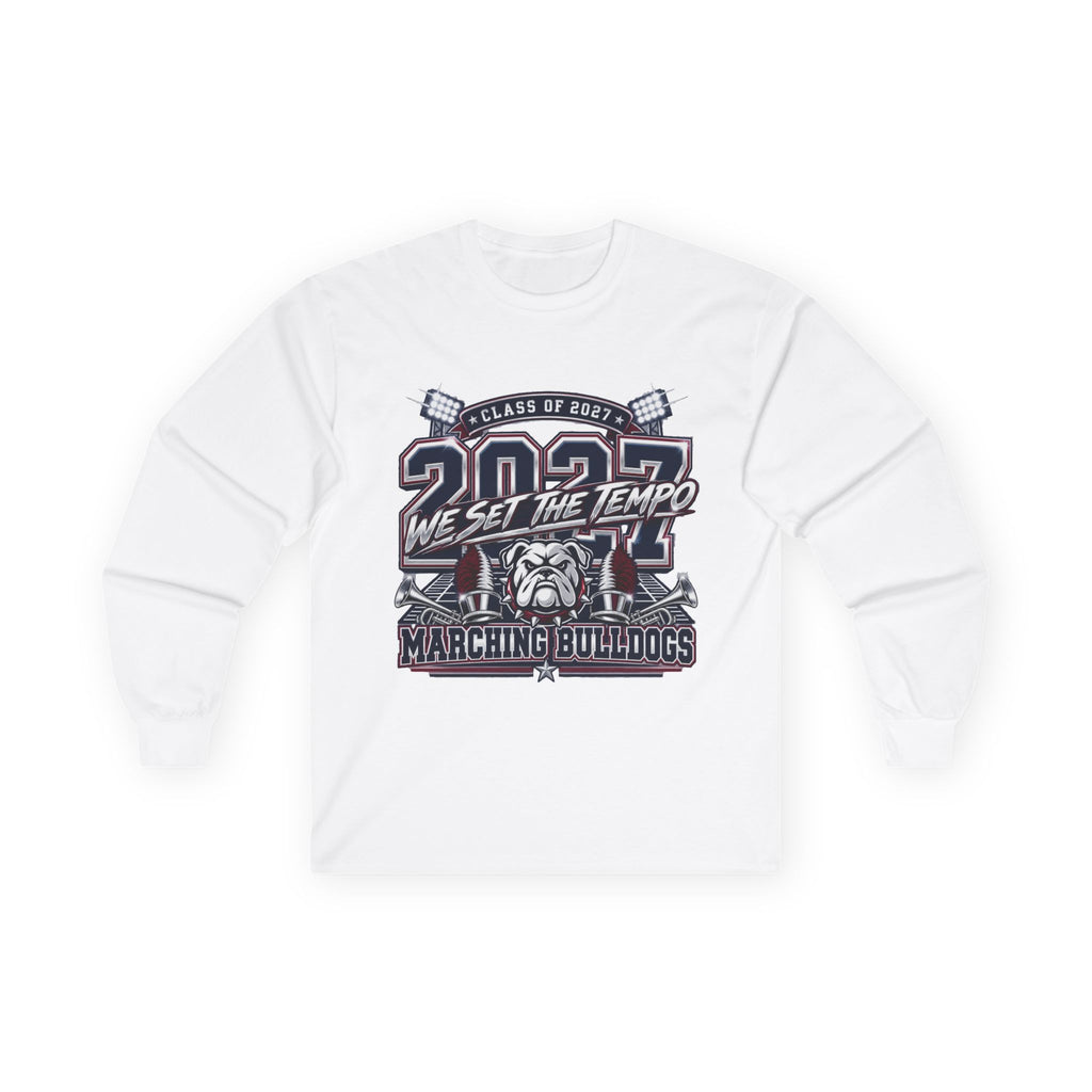 2022 Marching Bulldogs Long Sleeve Tee — "We Set The Tempo" Class of 2022