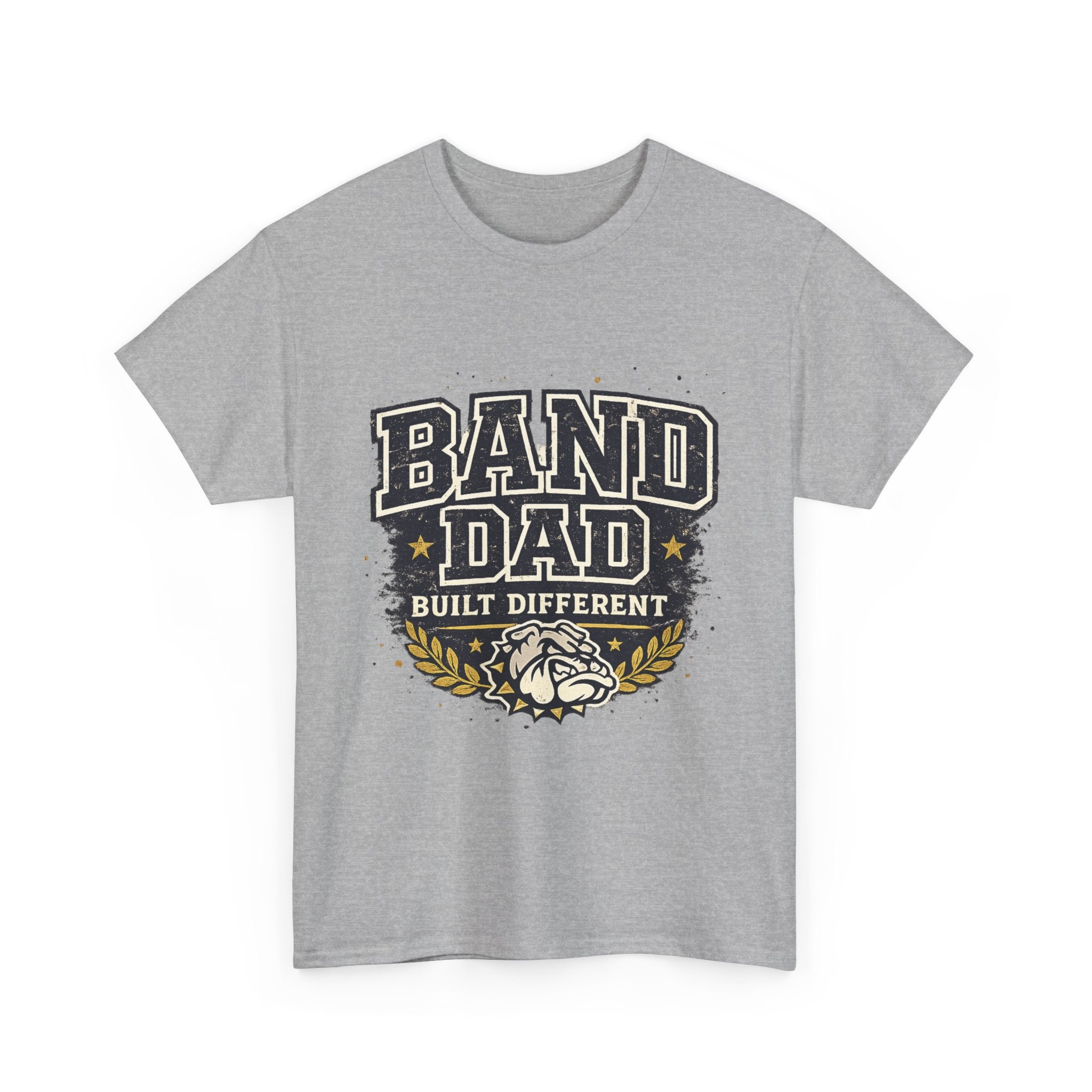 Band Dad T-Shirt "Built Different" – Proud Marching Band Dad Tee
