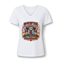 Women's Relaxed Heather CVC V-Neck Tee