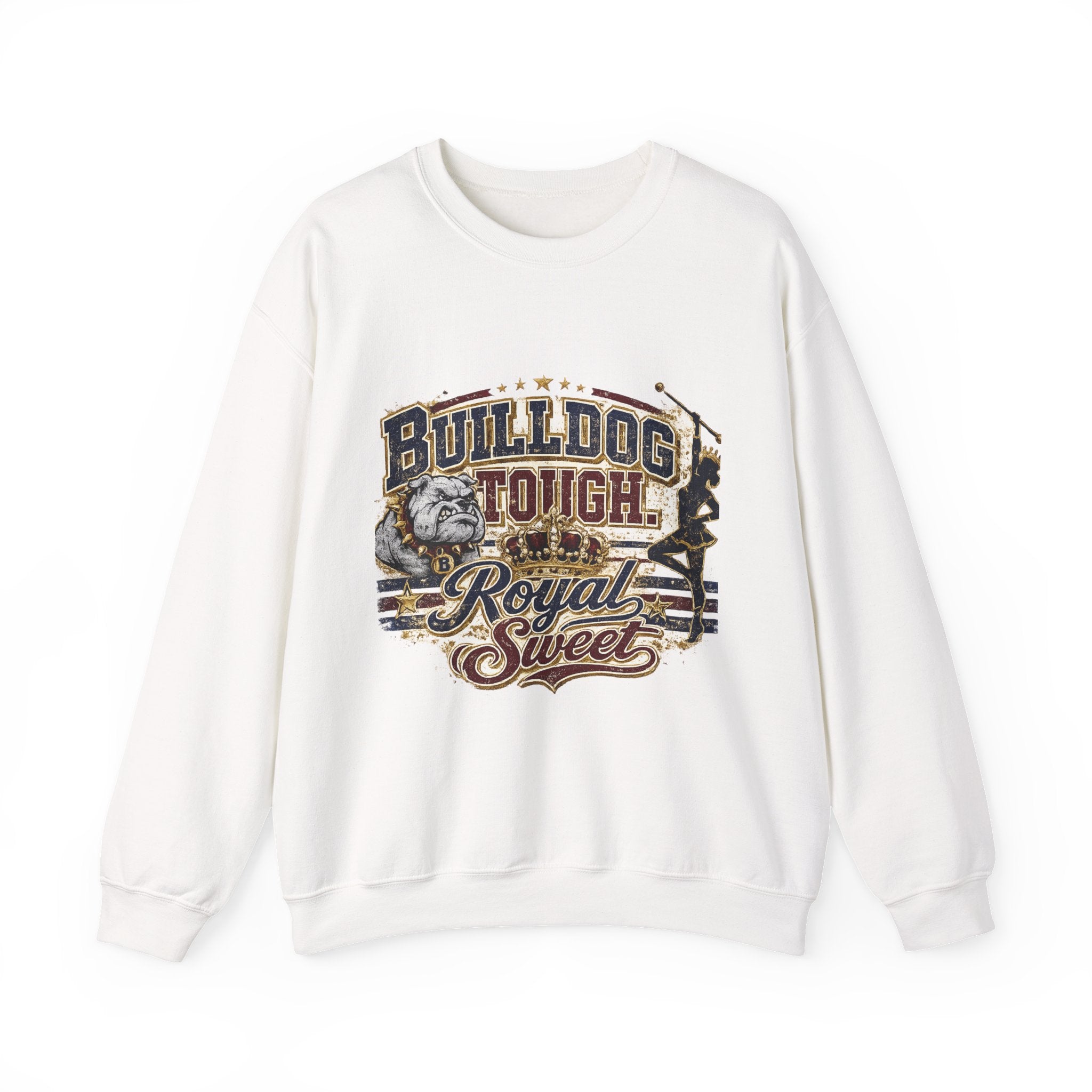 Bulldog Tough "Royal Sweet" Crewneck Sweatshirt