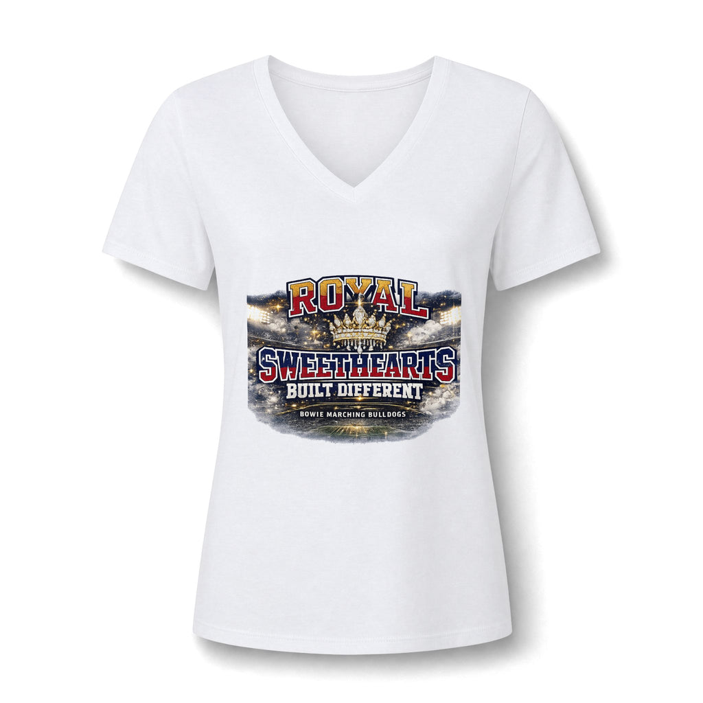 Royal Sweethearts V-Neck Tee — Built Different Vintage Graphic