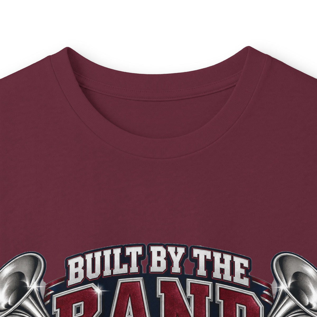 Long Sleeve Tee - "Built by the Band, Remembered by the Legacy" Rock Drum & Horn Graphic