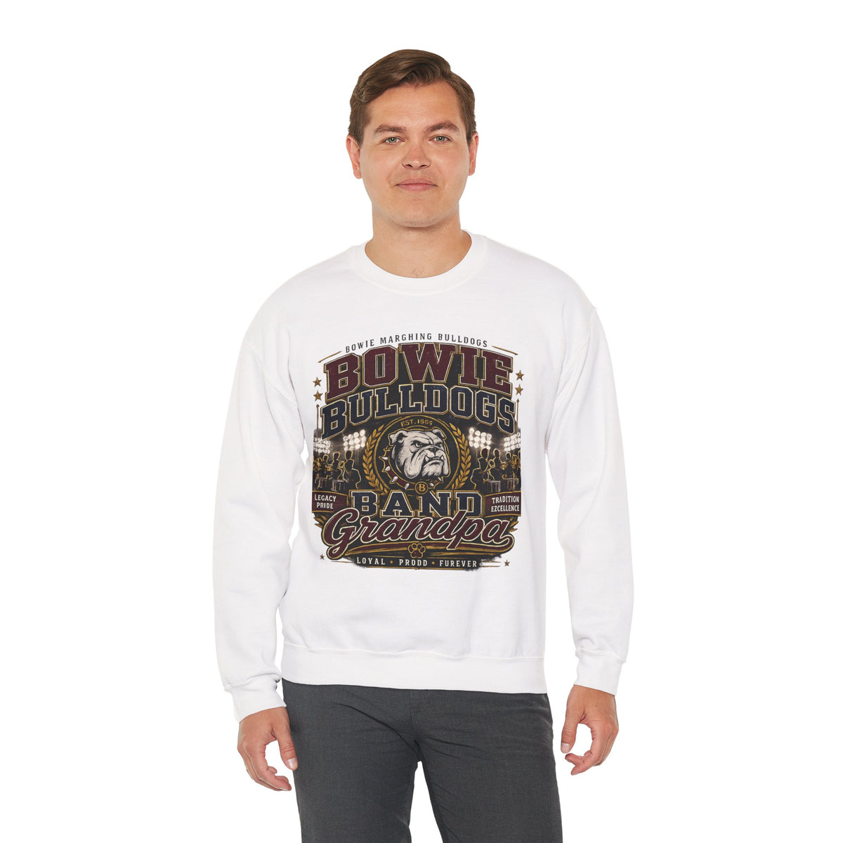 Bulldogs Band Grandpa Sweatshirt