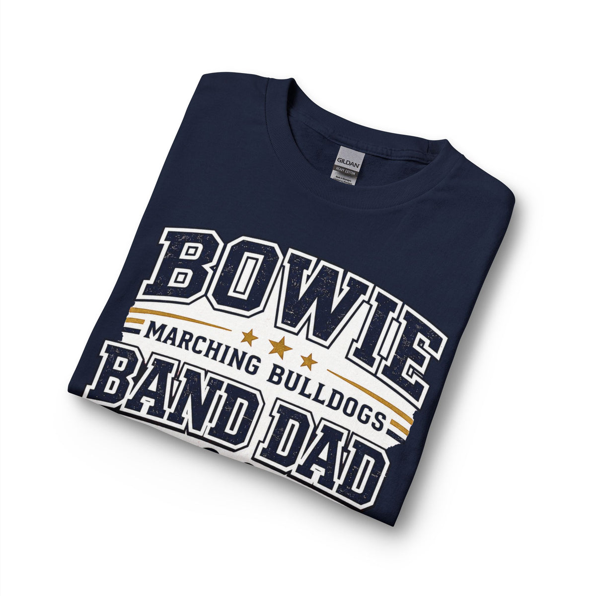 Band Dad Long Sleeve Tee — Bowie Marching Bulldogs Dad Shirt