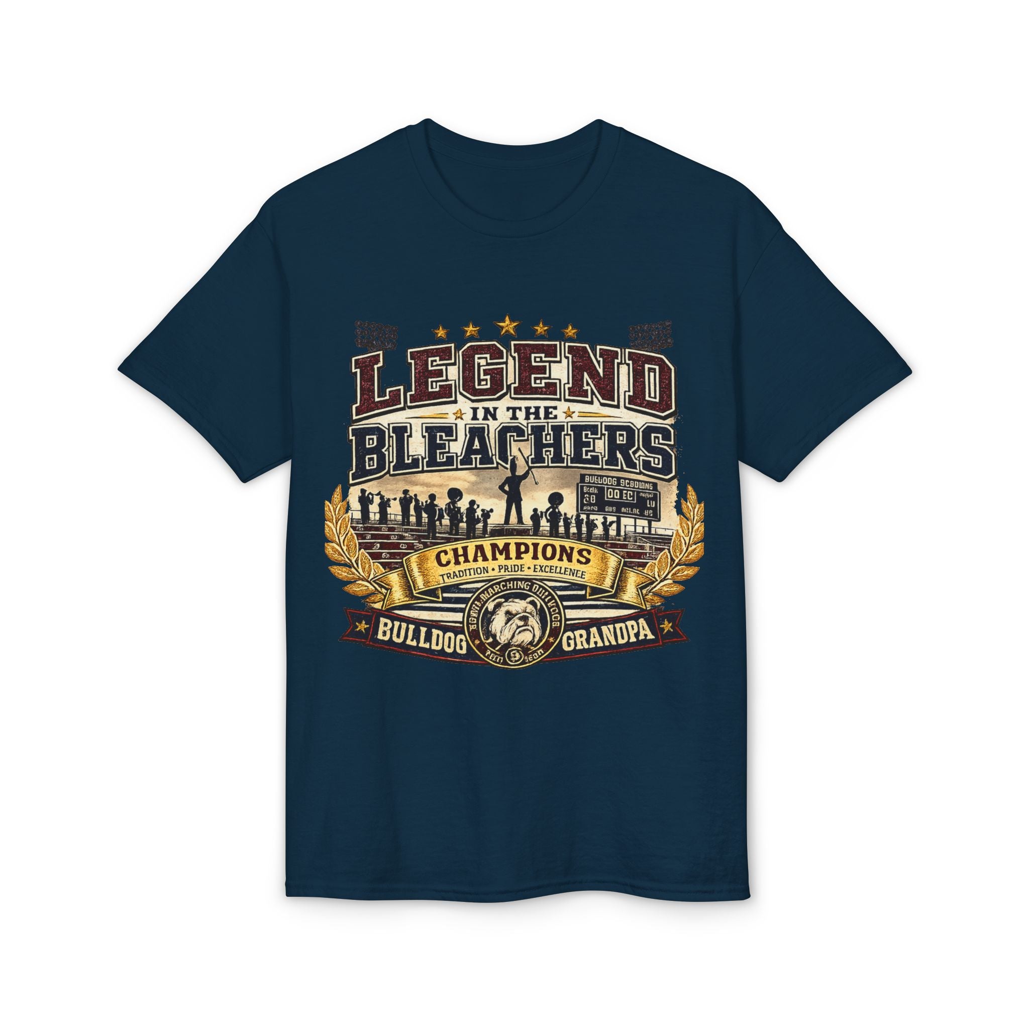 'Bulldog Grandpa' Champions Fan Tee