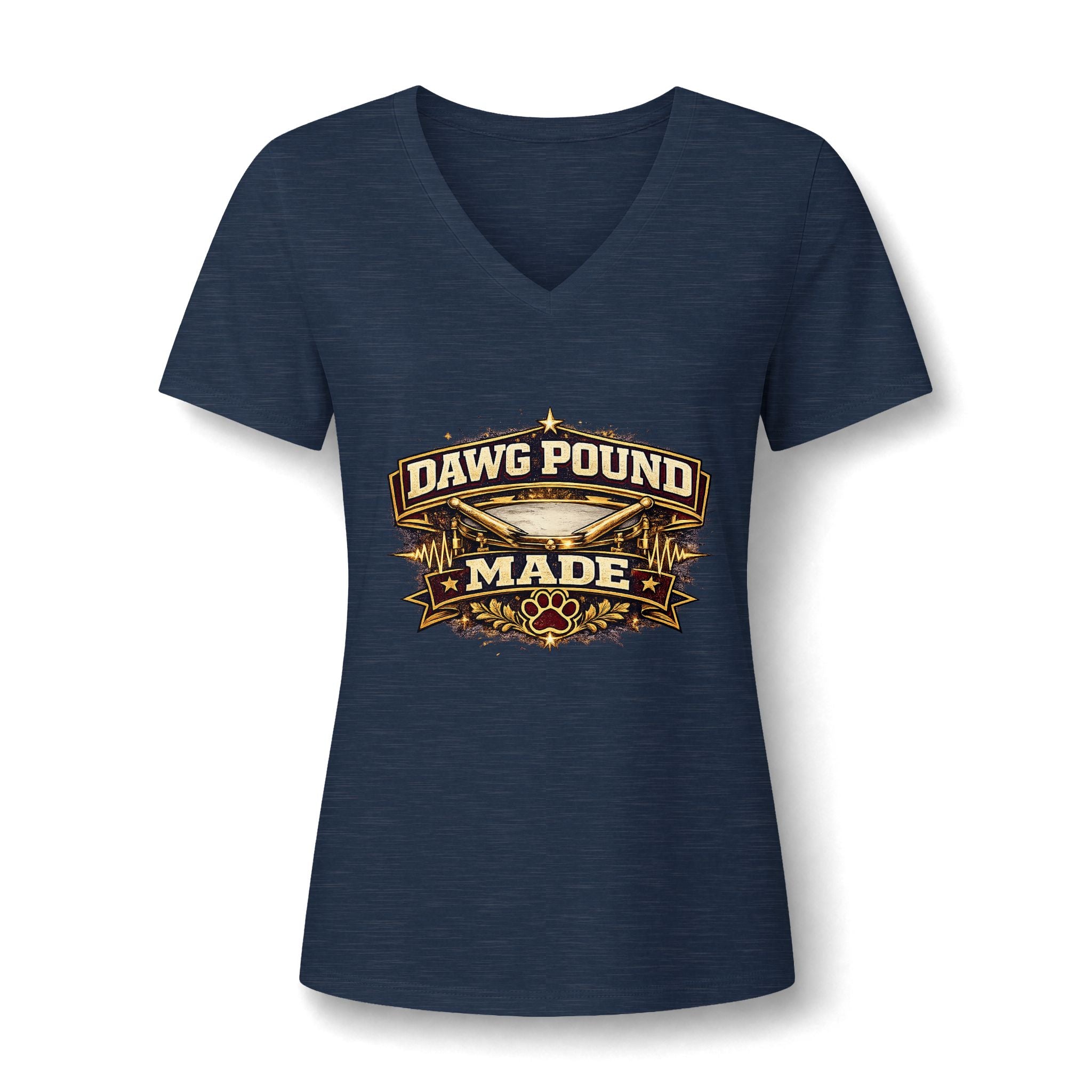 Dawg Pound Made V-Neck Tee