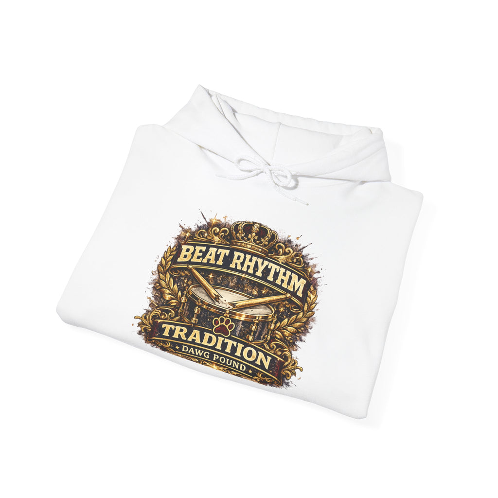 Drumline 'Beat Rhythm Tradition' Hoodie – Vintage Marching Band Sweatshirt