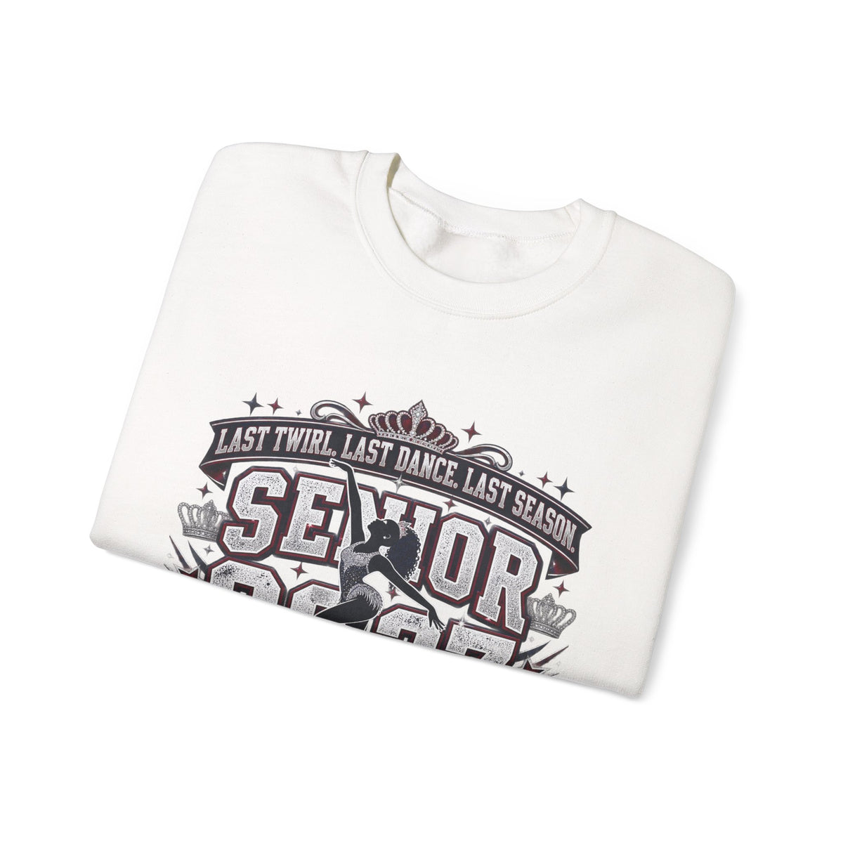 Senior 2027 Crewneck Sweatshirt — "Royal Sweetheart" Dance Senior Design