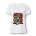 Halftime Is Family Business Football Mom V-Neck Tee