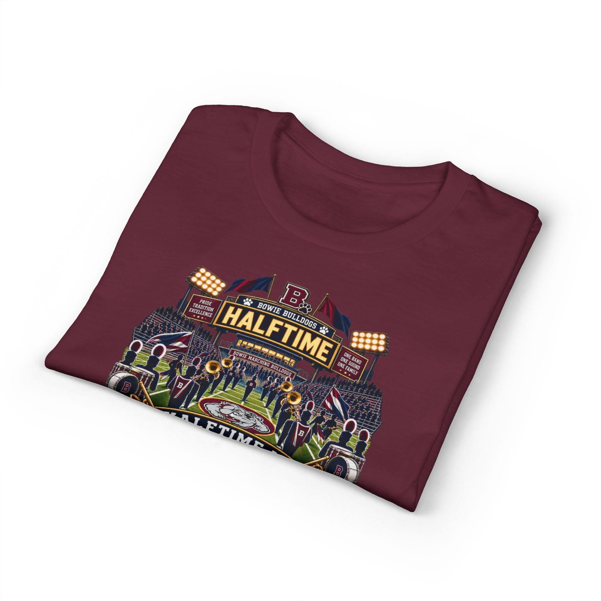 Halftime Is Family Time Band Uncle T-Shirt – Marching Band Fan Tee