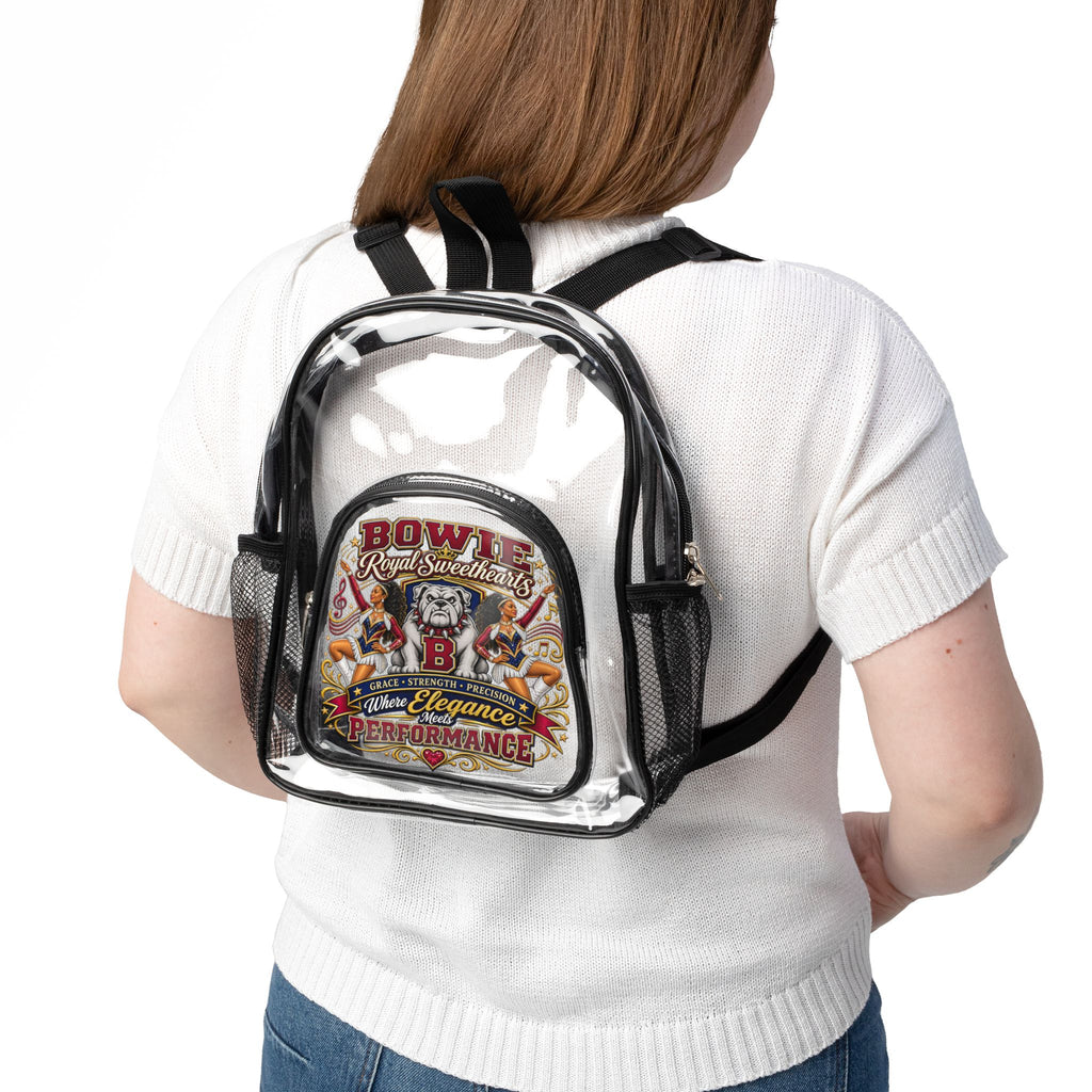 Royal Sweethearts-Clear Stadium Backpack