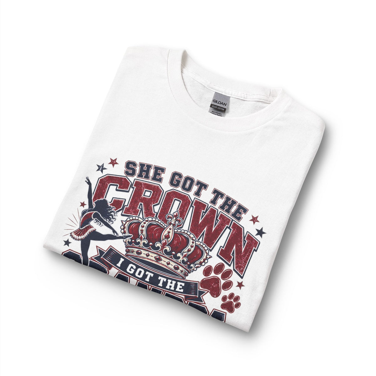 She Got the Crown, I Got the Grandpa Title Long Sleeve Shirt