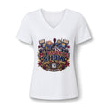 Women's 'My Favorite Show Starts at Halftime' V-Neck Tee — Football Halftime Show Fan Shirt