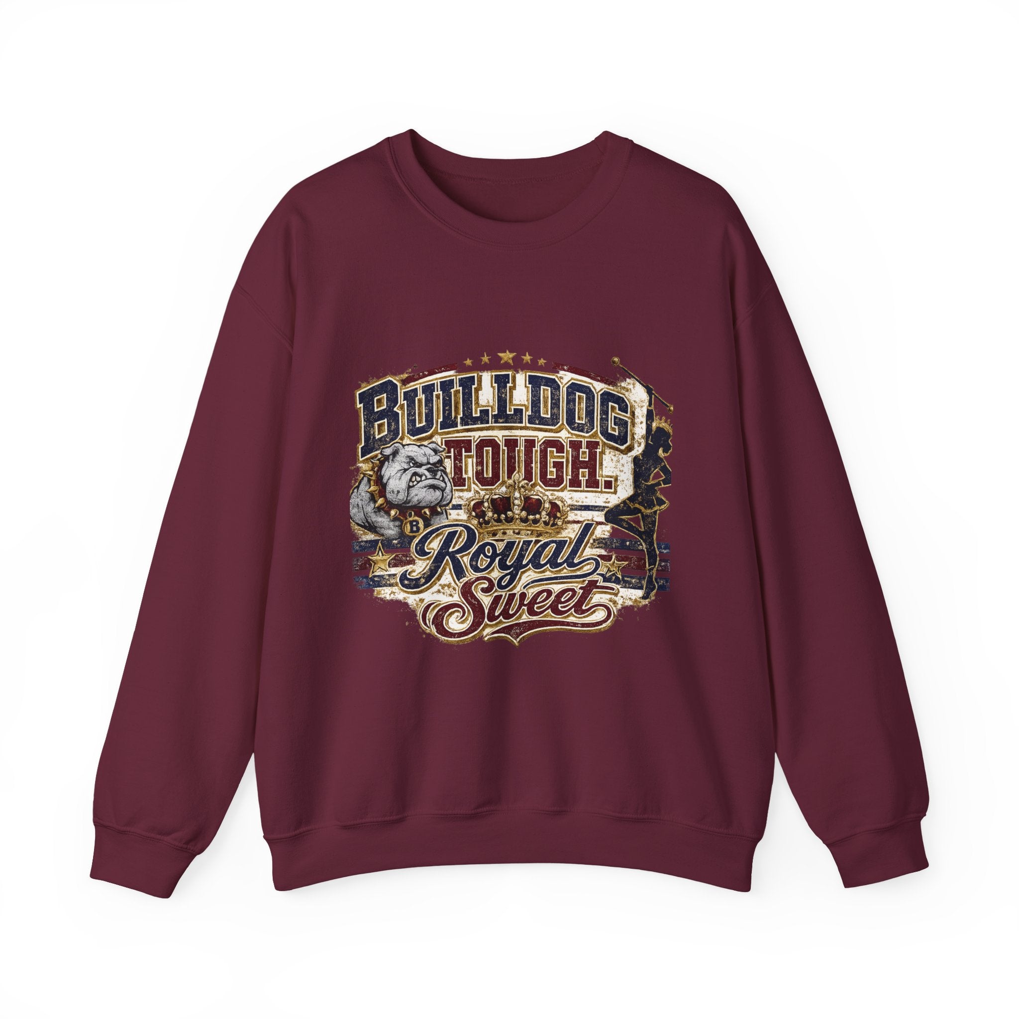 Bulldog Tough "Royal Sweet" Crewneck Sweatshirt