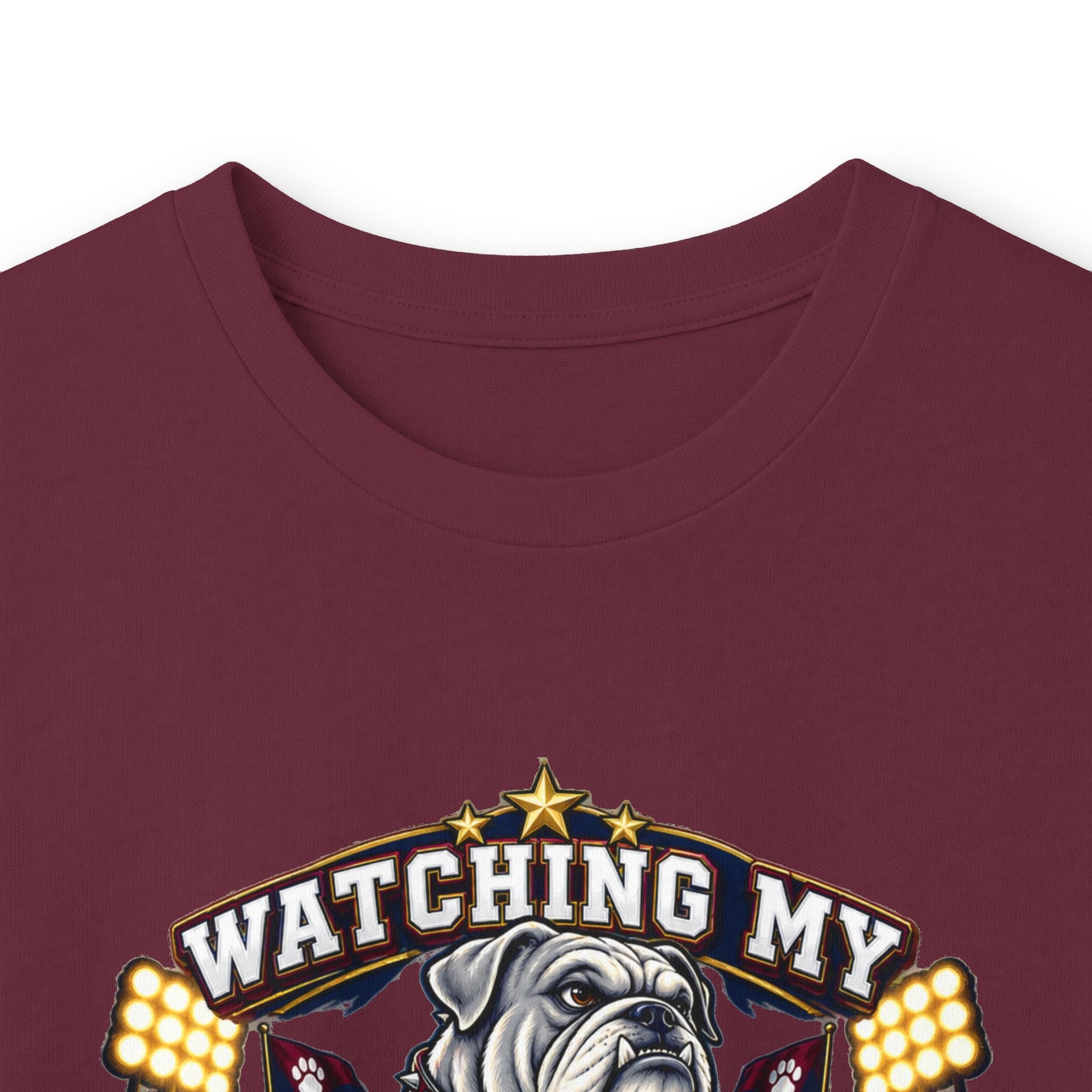 Watching My Bulldog March Into Greatness Long Sleeve Tee