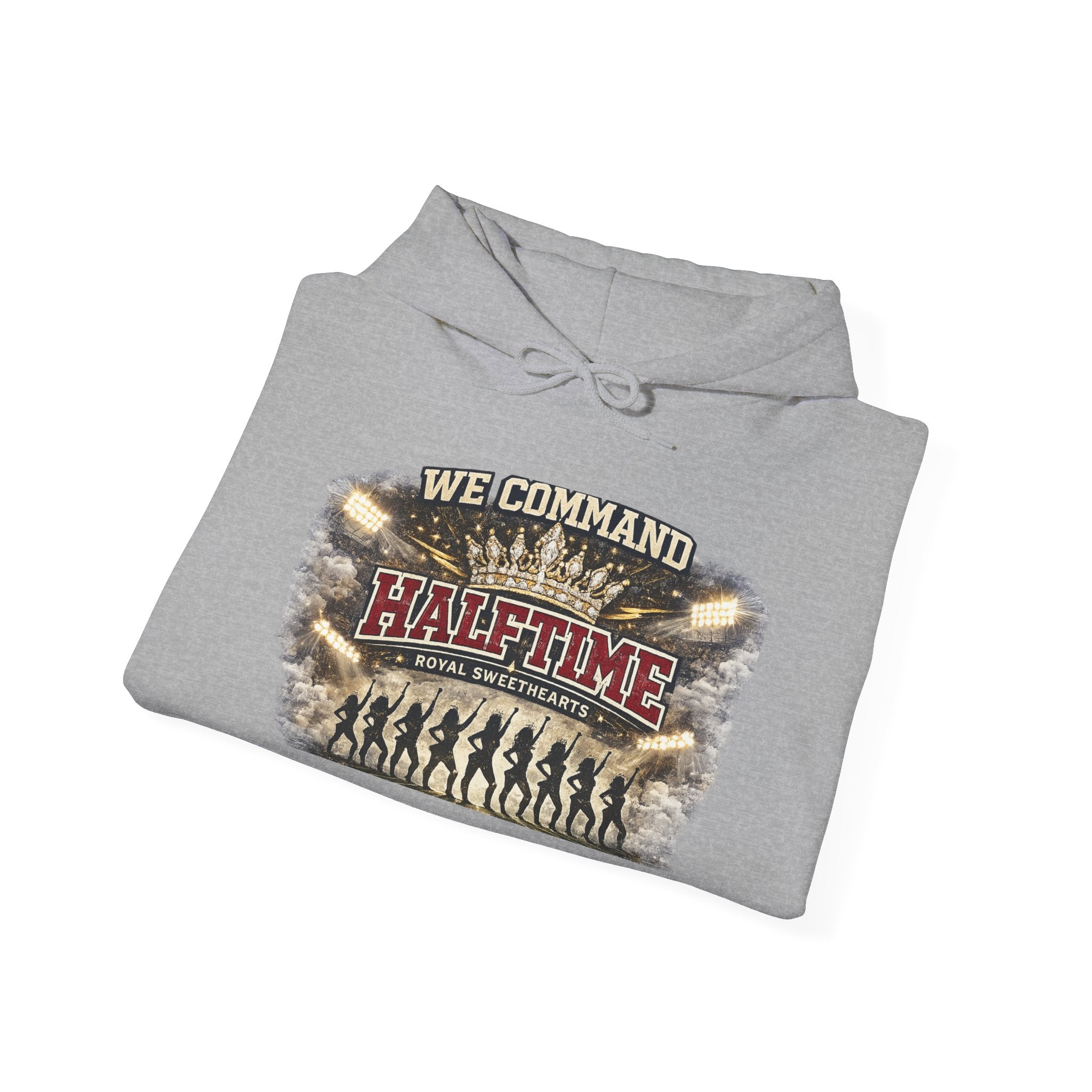Halftime Command Hoodie — "We Command Halftime" Football Fan Pullover