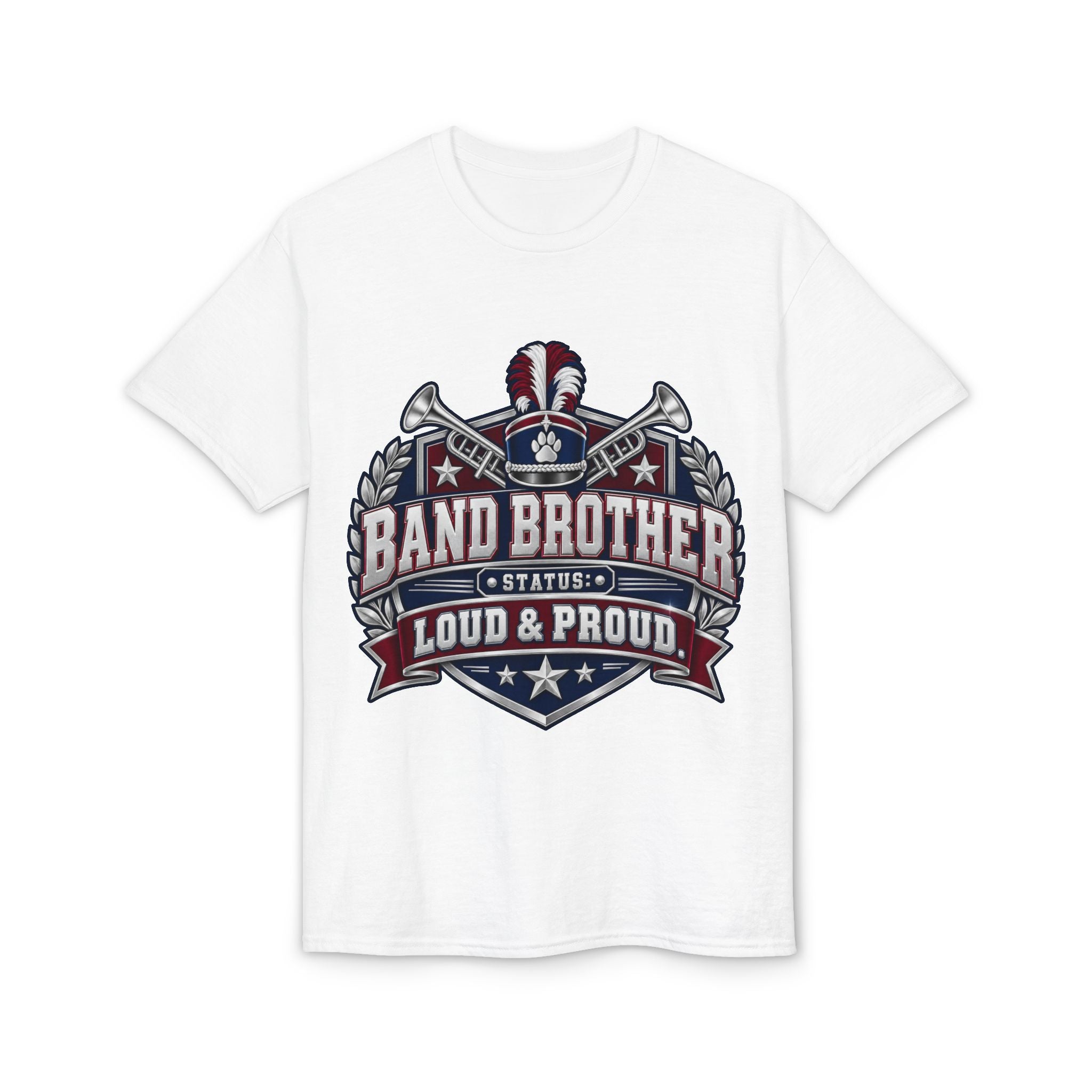 Band Brother Loud & Proud T-Shirt – Patriotic Marching Band Tee