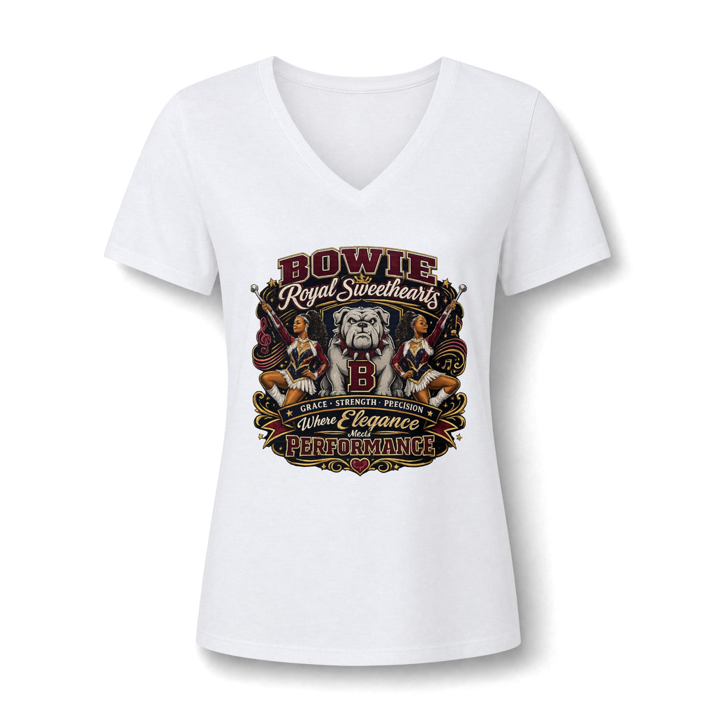 Women's Relaxed Heather CVC V-Neck Tee
