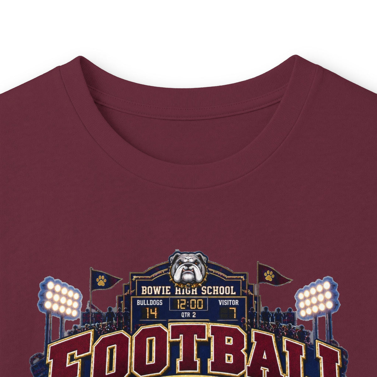 Football Dad Long Sleeve Tee — "I Came for Halftime, Stayed for Mom" Vintage Game Day Shirt