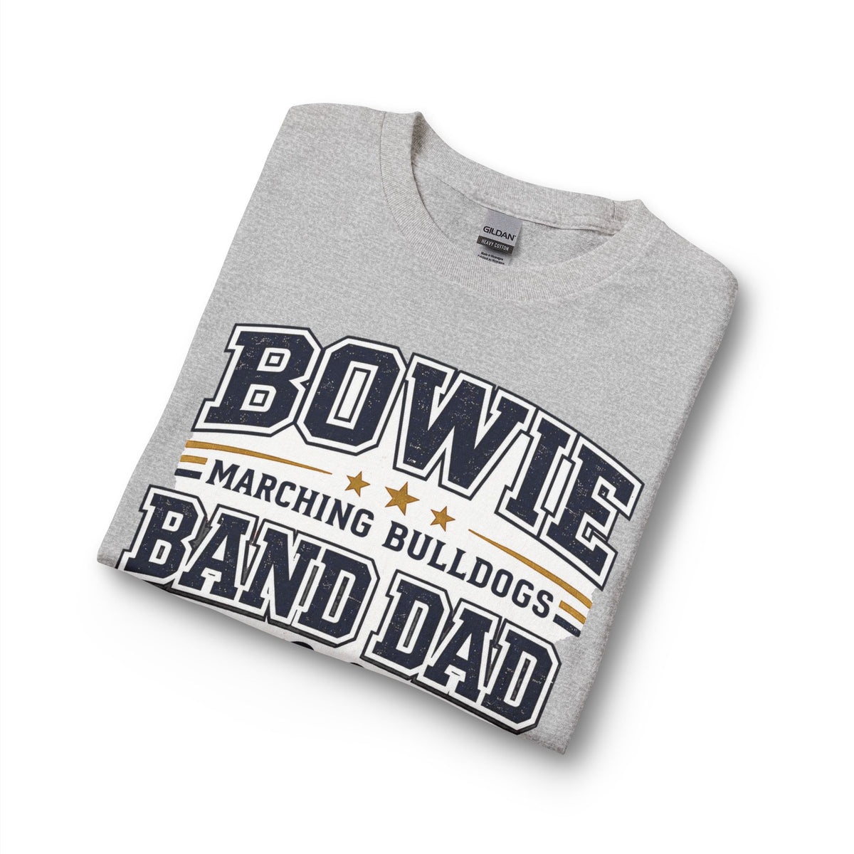 Band Dad Long Sleeve Tee — Bowie Marching Bulldogs Dad Shirt