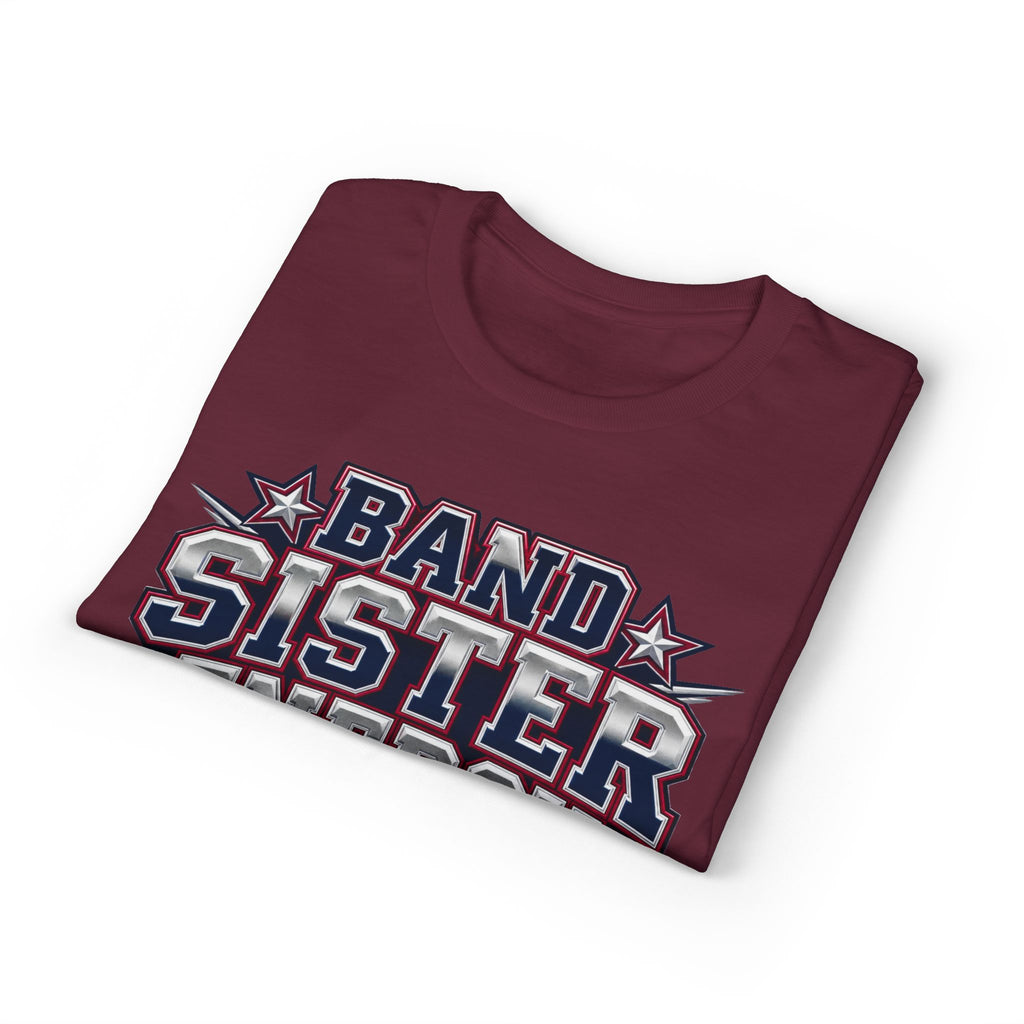 Band Sister Energy T-Shirt — "All Heart, All Hype" Marching Band Tee