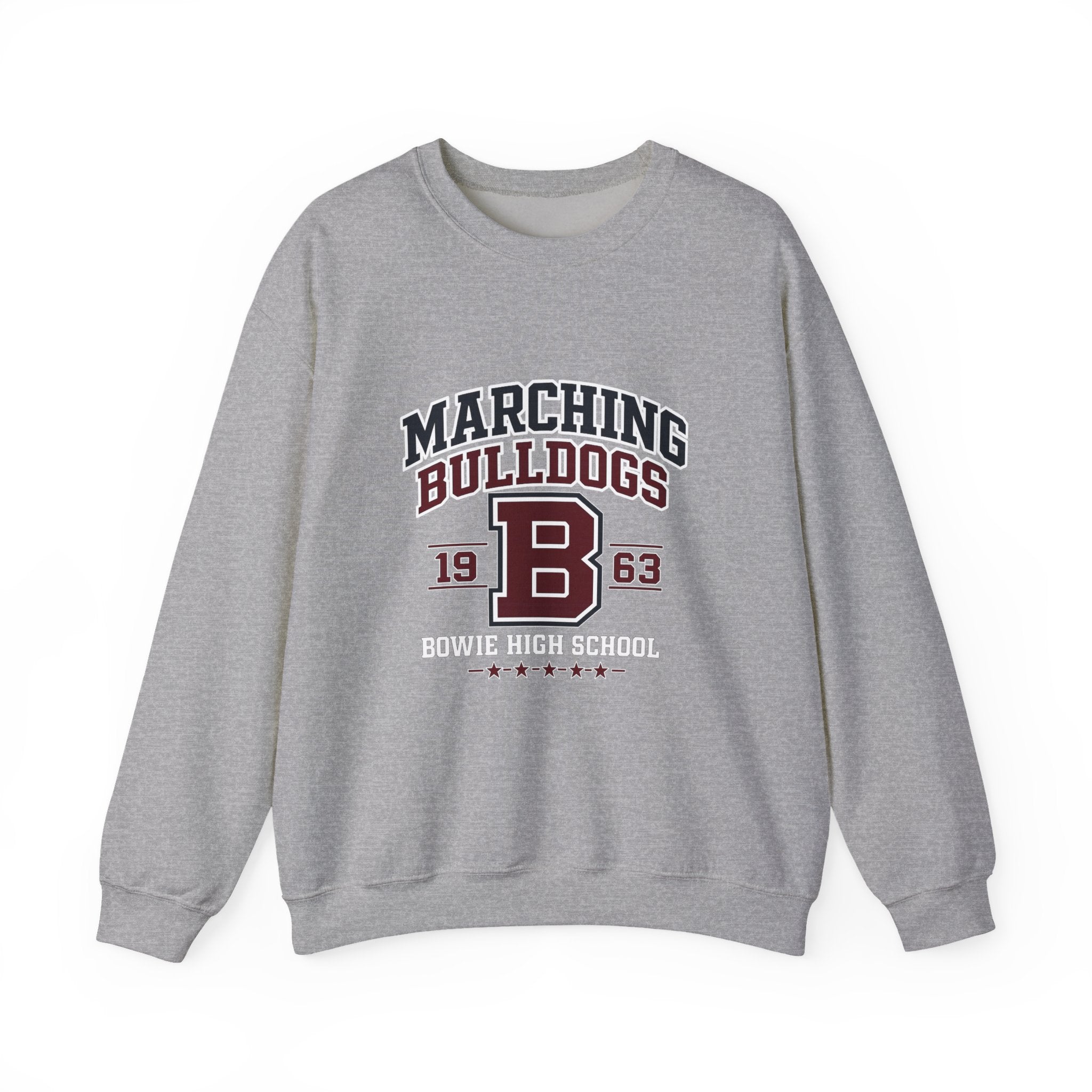 Marching Bulldogs Crewneck Sweatshirt — Vintage Collegiate Band Tee