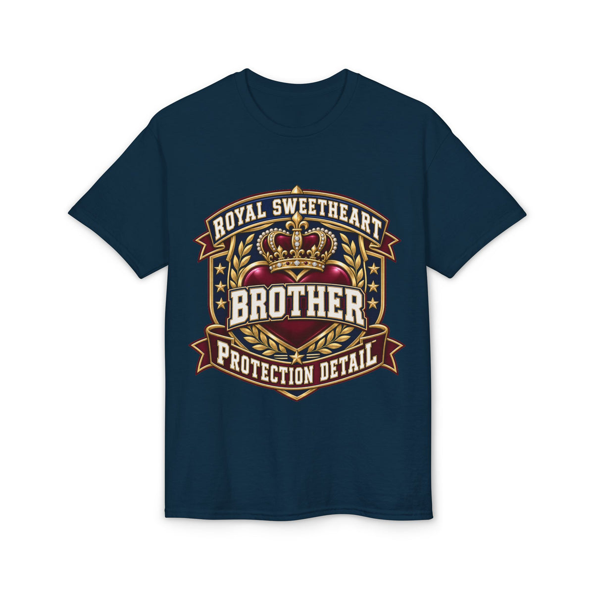 Brother Protection Detail Badge T-Shirt — Royal Sweetheart Crest Tee